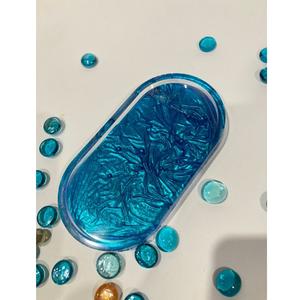 Bandeja de Resina, Elegante Pieza Decorativa para Sala de Estar, Bandeja para Servir Pasteles, Jugos y Alimentos, para Uso en el Hogar y Hoteles - Product Image 6