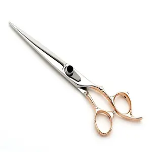 Hair Cutting Shears 6 inch Professional Barber Stylist Rose Gold Stainless Steel shears hairdressing scissors