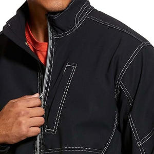 เสื้อแจ็คเก็ตผ้าแคนวาสสำหรับผู้ชาย เสื้อแจ็คเก็ตผู้ชายที่ใส่สบาย - Product Image 4