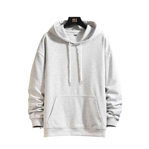 เสื้อสวมหัวชายหญิงผ้าฝ้ายหนาเทอร์รี่ฝรั่งเศสใส่ได้ทั้งชายและหญิงมีฮู้ดไม่มีเชือกโอเวอร์ไซส์พร้อมตัวเลือกการซื้อจำนวนมาก - Product Image 1