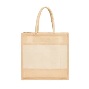 Borse Shopper in Juta e Cotone Sostenibili NATIVE per Merchandising Promozionale - Product Image 1