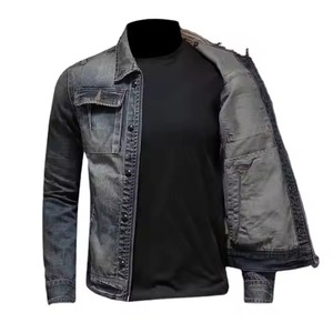 2025 Impreso Calidad fina por el fabricante Diseño único Última moda Custom Make Factory Rate Chaquetas de mezclilla para hombres - Product Image 4