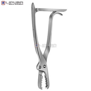 Pinzas de sujeción de hueso Farabeuf Lambotte, mordazas ortopédicas quirúrgicas de 255mm, 11mm, acero inoxidable, abrazadera ósea de 10 pulgadas, instrumentos médicos - Product Image 4