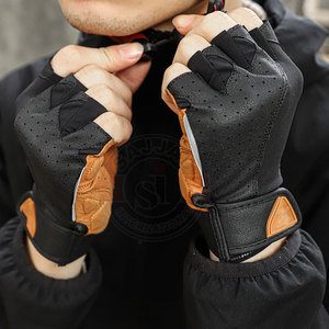 OEM service High quality Cycling Gloves for Men <b>half</b> finger Cycling Glove Best Cycle Gloves - Product Image 5