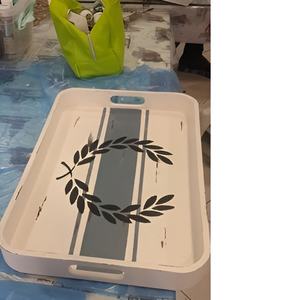 New Design Metal <b>Wooden</b> <b>Serving</b> <b>Trays</b> Multi-Use Christmas Gift Wedding Decorations Low Price 2024 Christmas <b>Serving</b> <b>Trays</b> Handle - Product Image 3