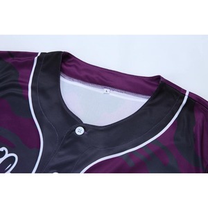 Camisetas de Uniformes al por Mayor, Jersey de Béisbol para Hombre con Cuello Redondo Personalizado, Jersey de Béisbol en Venta - Product Image 5