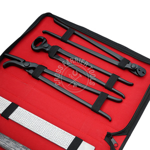 Custom Farrier <b>Tools</b> Kit Loop Knife Gray Handle, Hammer & Rasp, 12in Hoof <b>Puller</b> Tester Nipper Clincher Farrier Case Set - Product Image 6