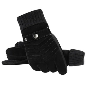 1 paire de gants de travail thermiques imperméables écologiques pour l'hiver, antidérapants, en caoutchouc latex, pour le cyclisme, les sports, les ouvriers, les constructeurs - Product Image 2