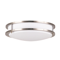 Plafonnier ovale 2 lumières de 32 pouces à encastrer Plafonnier intérieur semi-encastré 65W avec abat-jour gris ardoise