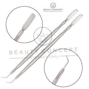 2 Pcs Lifting des cils en acier inoxydable Meilleure vente Qualité supérieure Outils de levage des cils faits à la main par Beauty Concept Eco-Friendly - Product Image 4