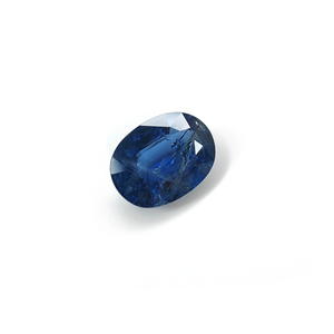 Saphir bleu naturel non chauffé 9,88 carats ovale, pierre précieuse de saphir naturel facetté pour la fabrication de bijoux - Product Image 4