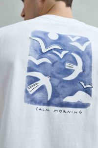 T-Shirt Beige Regular Fit 100% Cotone - 240g Anti-Pilling - Product Image 3