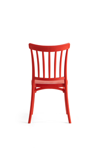 เก้าอี้พลาสติกแบบซ้อนได้สำหรับสวนกลางแจ้งราคาส่งถูก ผู้ผลิตเก้าอี้ร้านอาหารทันสมัย เก้าอี้รับประทานอาหารโรงแรม วัสดุ PP - Product Image 3