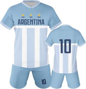 Uniforme de fútbol americano transpirable patrón sólido conjunto de manga corta - Product Image 5