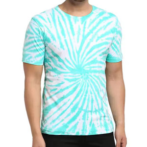 Factory Direct Supply Casual Style Men Tie <b>Dye</b> T Shirts Breathable Wear Durable <b>Material</b> Tie <b>Dye</b> T Shirts - Product Image 1