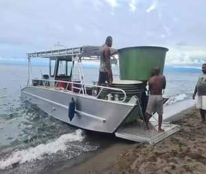 Bote de Trabajo Comercial de Aluminio Personalizado, Capacidad de Carga de 3000 kg, Motor de Gasolina/Petróleo para Transporte de Carga - Product Image 2