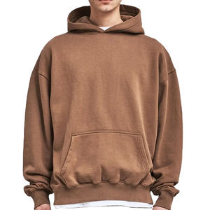 Nouveau OEM Logo personnalisé couleur bloquée casual sweat à capuche pour hommes confortable plusieurs couleurs lambrissé goutte épaule pull pull - Product Image 6