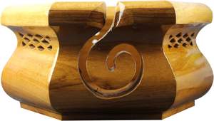 Handmade Wooden Knitting Yarn Storage Bowl Organizing <b>Gift</b> for Knitter's Yarn - Product Image 5