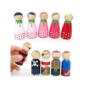 Poupées en bois en gros d'usine fabriquées à la main, sûres et amusantes pour tous les âges - Product Image 2