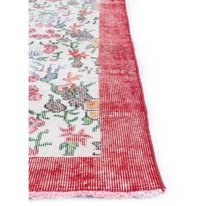 Tapis en laine noué à la main de grande taille, style vintage, Pae-2083, motif floral rouge-orange, pour la maison, le salon, le couloir, rectangulaire, pour adolescents - Product Image 4