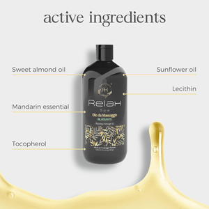 RELAXPERIENCE Gold Aceite de masaje relajante 5000ml con aceite de almendras dulces y aceite esencial de mandarina - Product Image 3