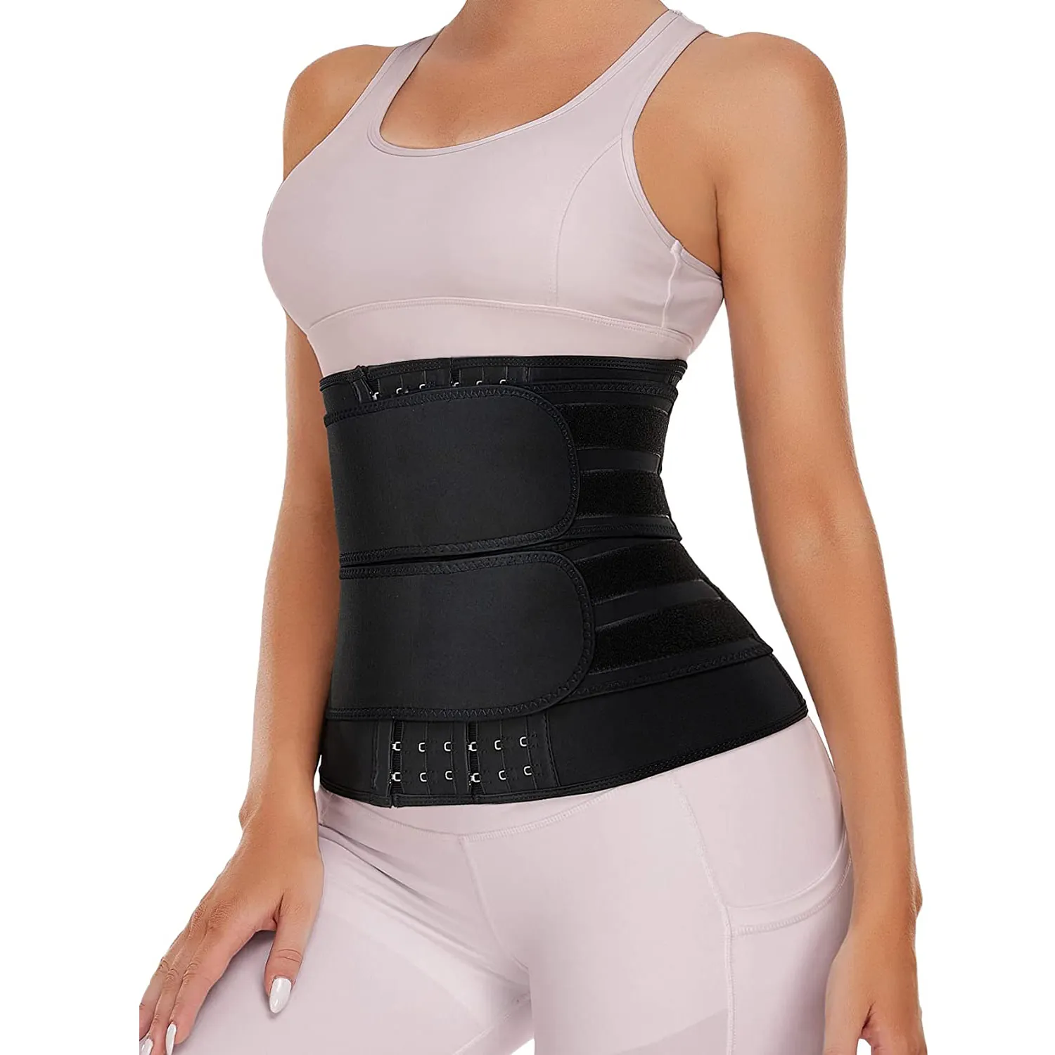 Adjustable Waist Weight Loss Trimmer Slimming Belt Fat Burning Exercise Belly Body Shaper Wrap Band Support Wholesale