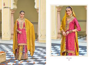 Costume élégant en soie Salwar Kameez Punjabi de qualité supérieure avec broderie exquise aux prix de gros - Product Image 5