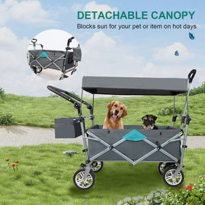 <span class=keywords><strong>Chariot</strong></span> <span class=keywords><strong>de</strong></span> <span class=keywords><strong>plage</strong></span> pliable <span class=keywords><strong>Chariot</strong></span> d'épicerie camping à 4 roues <span class=keywords><strong>avec</strong></span> <span class=keywords><strong>toit</strong></span> - Product Image 5