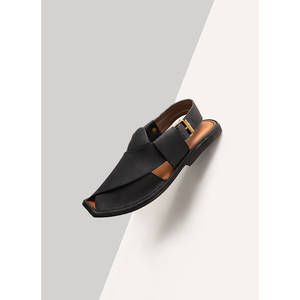 Sandales Peshawari en cuir pour hommes de haute qualité faites à la main chaussures à semelle souple disponibles toutes les tailles - Product Image 1