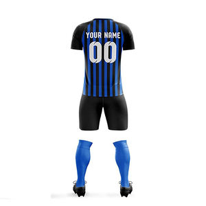 Maillot de football professionnel personnalisé unisexe à manches courtes avec logo numérique pour adultes - Product Image 3