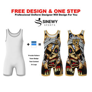 ชุดมวยปล้ำแบบซับลิเมชั่นสำหรับมืออาชีพจากสหรัฐอเมริกา ขายส่ง |   เสื้อกล้ามยืดหยุ่นแบบรัดรูป |   พิมพ์สีและโลโก้ตามสั่ง - Product Image 3