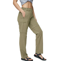 Pantalon de randonnée en plein air sur mesure et avec logo, pantalon cargo droit décontracté à plusieurs poches pour femmes, streetwear, vente en gros
