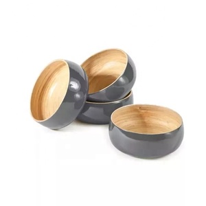 Bol décoratif en bois d'acacia Antique fait à la main de styliste dernière forme cuisine hôtel maison Restaurant utilisation à un prix compétitif - Product Image 5