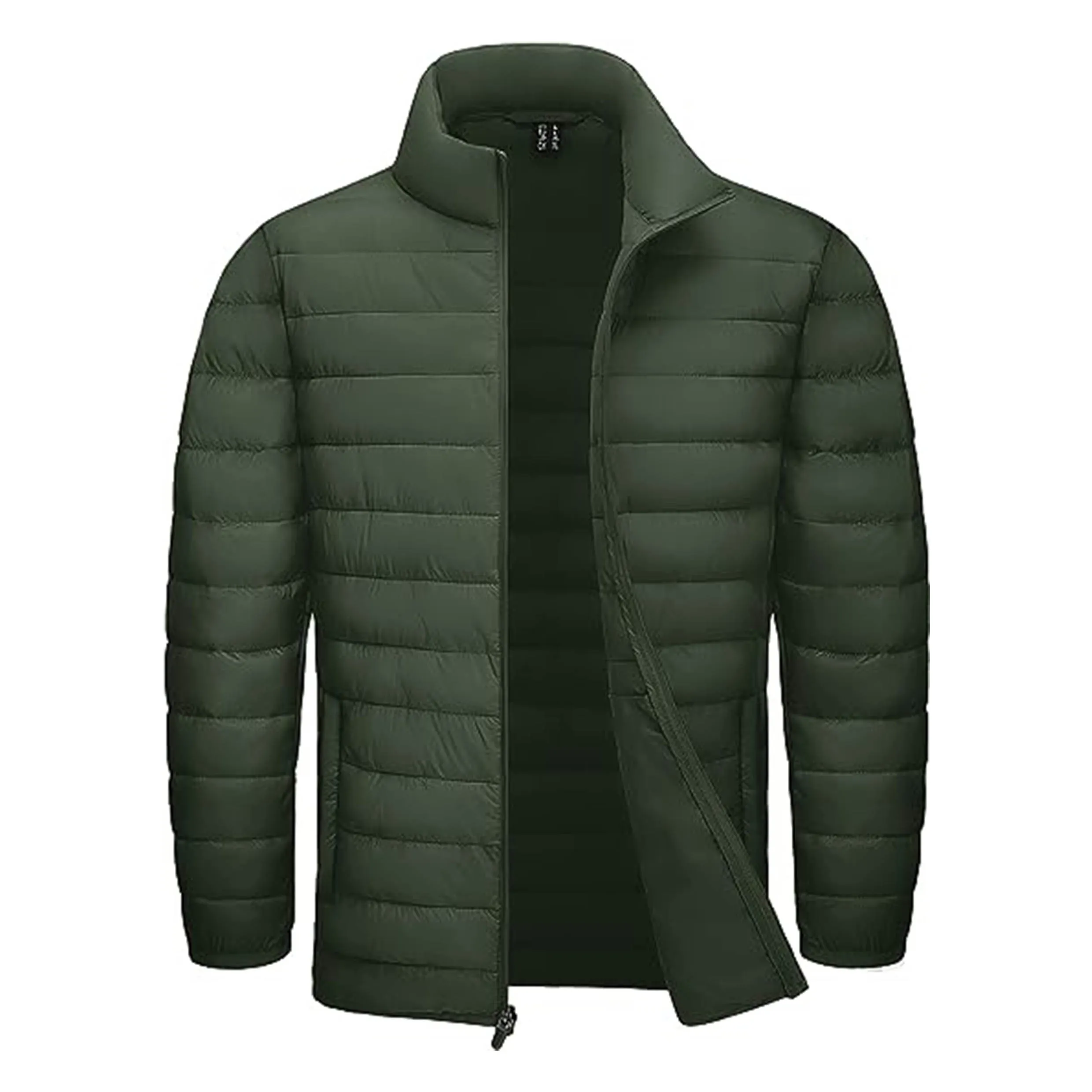 Veste en duvet de coton sur mesure pour hommes, manteau à capuche d'hiver de style court/long pour hommes, imperméable, avec fermeture éclair, nouveau design OEM