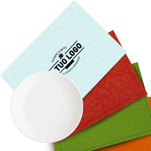 Personalized Embossed White Paper <b>Placemats</b> 30x40 cm 50gr-Full Bottom Design - Product Image 4