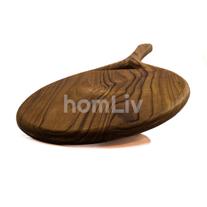 Planche de service décorative en teck naturel, design rustique, durable, faite à la main, pour la présentation des aliments, idéale pour les remises de diplômes et la cuisine - Product Image 3