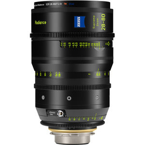 Objectif optique 2026 Supreme Zoom Radiance 28-80mm T2.9 2026 PL avec monture B270, verre K9 asphérique convexe, motif optique plat BK7 OEM - Product Image 4