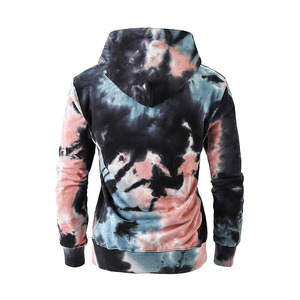 Vente en gros de sweats à capuche pour hommes avec logo personnalisé sweats à capuche mode surdimensionnés avec manches longues et fermeture éclair motif imprimé couleur unie vierge - Product Image 5