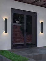 Applique murale carrée simple et moderne pour escaliers de couloir extérieur Appliques murales étanches