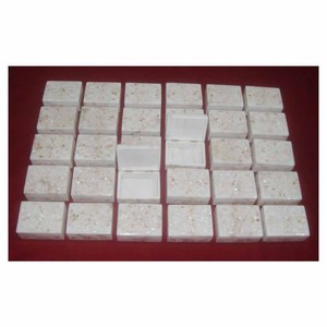 White Marble White Sea Shell Made Best Inlaid Design Rectangle Shape <b>Sweet</b> <b>Boxes</b> For Ramadan Festivals - Product Image 1