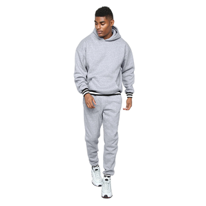 Custom Logo Fleece <b>Men</b> Unisex High Quality Reversible Eco-Friendly Heavyweight Winter Tracksuit Jogger Suit Set Sweatpants - Product Image 1