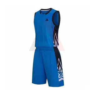 100% Polyester erkek basket topu üniforma özel takım basketbol forması üniforma giymek