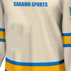 Camiseta de hockey sobre hielo con logotipo personalizado, camiseta de hockey sobre hielo de nuevo diseño de alta calidad, precio razonable, servicio OEM - Product Image 4