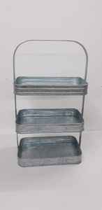 Support à gâteau en aluminium, forme ronde, durable, élégant, support à étages pour la présentation de desserts, support de service pour la pâtisserie et les fêtes - Product Image 5