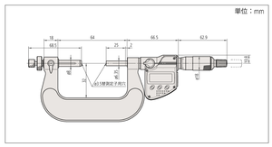 MITUTOYO Reasonable Price Unique High Precision Metal <b>Micrometer</b> Set with 0.001mm Resolution and 3m Accuracy Made in Japan - Product Image 2
