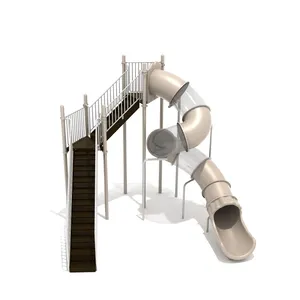 Детская пластиковая игровая площадка, спиральная горка, оборудование для парка развлечений