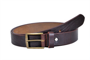 Cinturón de Vestir de Cuero Genuino para Hombre, Diseños Clásicos de Moda, Cinturones de Cuero Vacuno Hechos a Mano para Trabajo, Negocios, Casual, con el Mejor OEM - Product Image 6