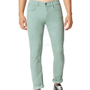 Pantalones vaqueros transpirables por encargo de la venta caliente de los hombres 2025 nuevo diseño Streetwear estilo pantalones vaqueros de los hombres - Product Image 1