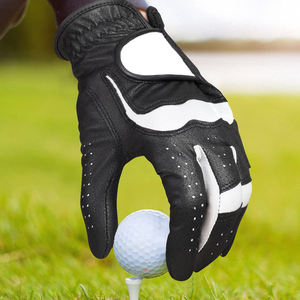 Gants de golf en cuir véritable en gros, doux, respirants, confortables, en peau de mouton, main gauche, taille personnalisée, durables - Product Image 3