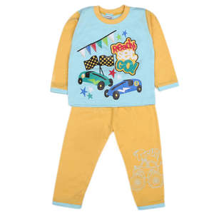 Costume 2 pièces à manches longues pour garçons - Bleu - Product Image 1